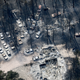 Image for article titled The aftermath of destructive wildfires, seen from above